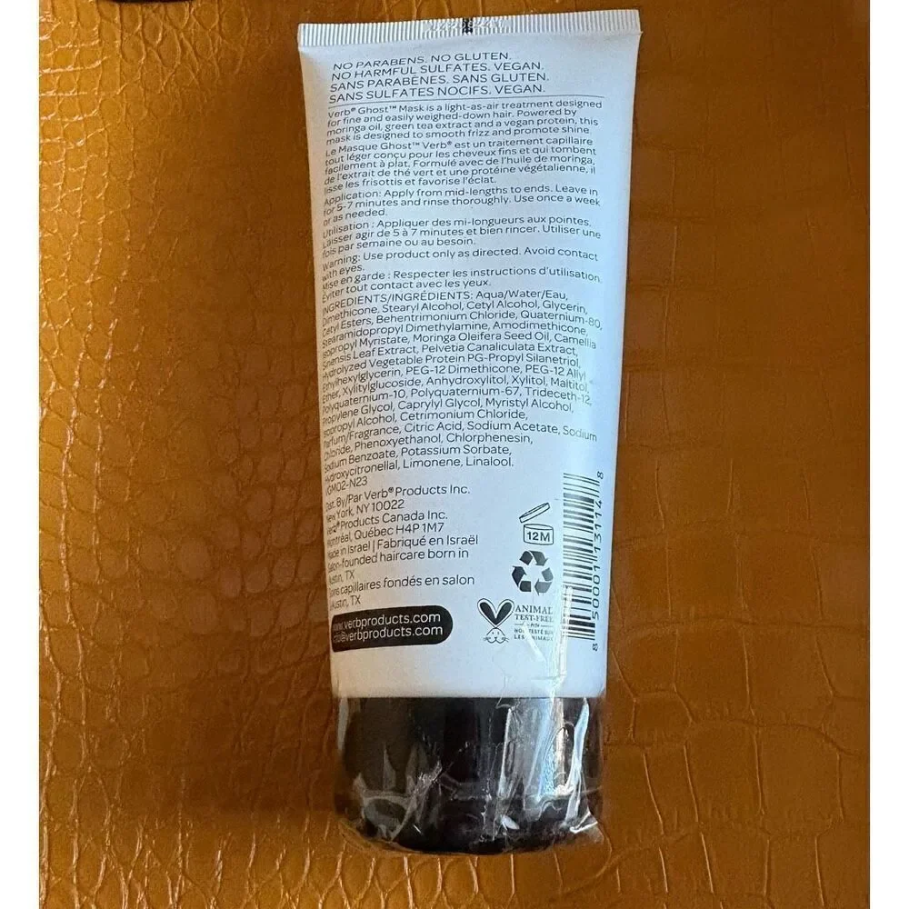 VERB - NWT - Ghost Mask Deep Conditioning Hair Mask 6.3 fl oz